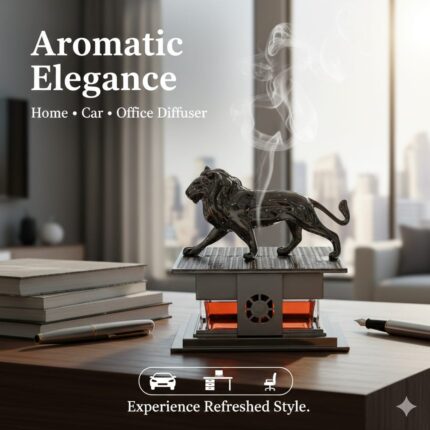 معطر هواء لتابلوه السيارة بتصميم أسد أنيق.